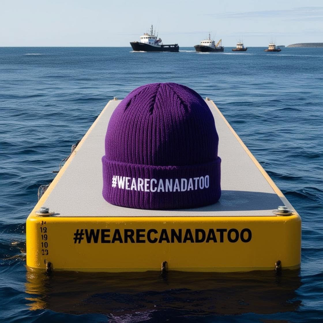 #WeAreCanadaToo Cuffed Beanie