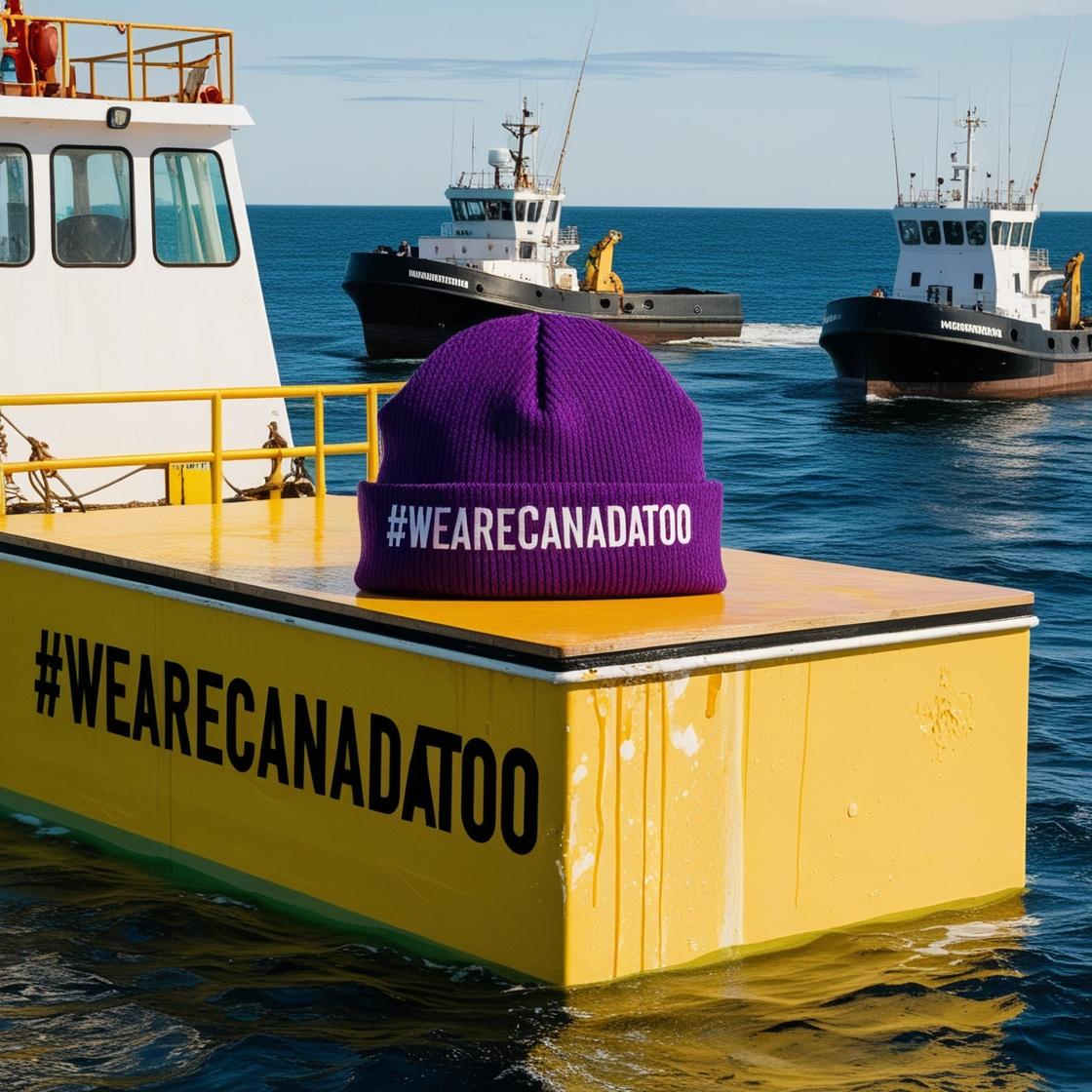 #WeAreCanadaToo Cuffed Beanie