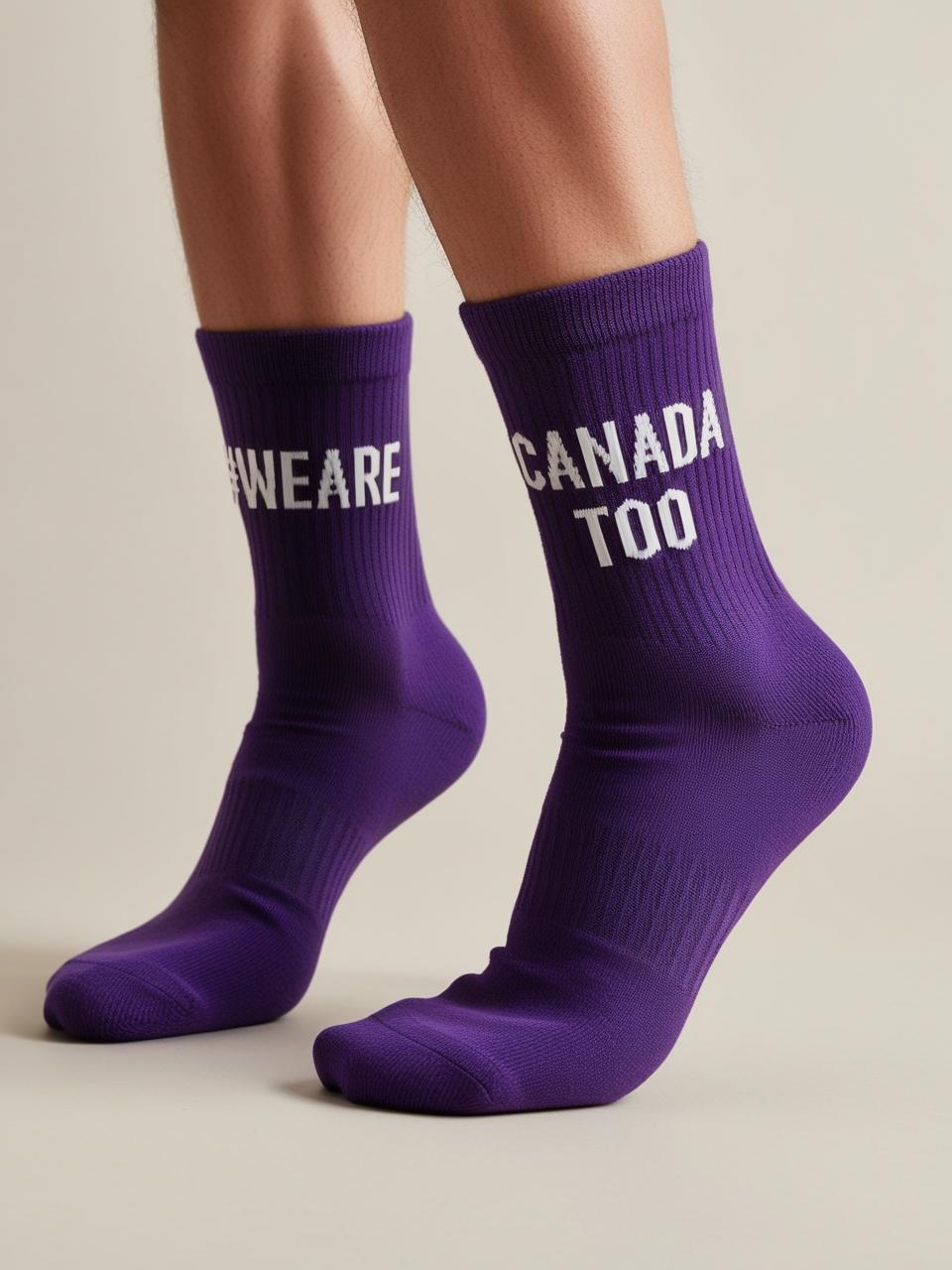 #WeAreCanadaToo Men’s Socks